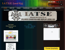Tablet Screenshot of iatse835.org